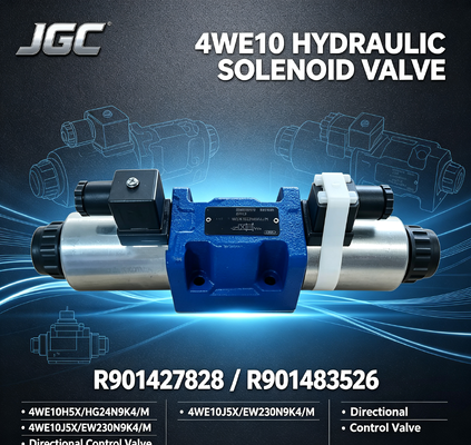 4WE10 Serisi R901427828 4WE10H5X/HG24N9K4/M R901483526 4WE10J5X/EW230N9K4/M Hidrolik Solenoid Yön Kontrol Valfi