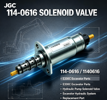 E330C Ekskavator Parçaları Solenoid Valf Hidrolik Pompa Solenoid Valf 114-0616 1140616