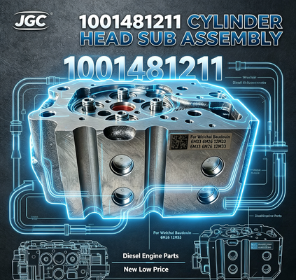1001481211 Yeni Düşük Fiyatlı Silindir Başlığı Weichai Baudouin 6M33 6M26 12M33 Dizel Motorlar için Alt Montaj Silindir Başlığı