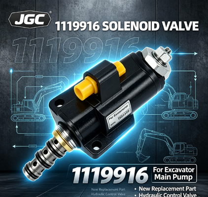 1119916 Ekskavatör Ana Pompası için Solenoid Valf - Yeni Değiştirme Parçası