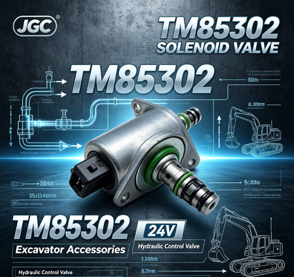 TM85302 Ekskavator aksesuarları için uygun solenoid valf