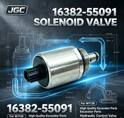 16382-55091W1130 için Yüksek Kalite Ekskavatör Solenoid Valfi