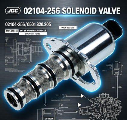 02104-256 0501-320-205 Ekskavatör parçaları Zf iletimi için solenoid valfi Wg98