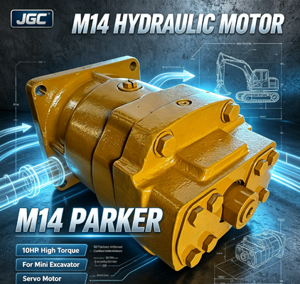M14 parker Servo Motor 10hp Mini Excavator için Yüksek Döner Hidrolik Motor