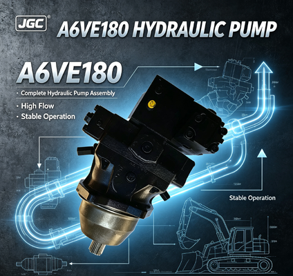 A6VE180 Tam Hidrolik Pompa Montajı Yüksek Akış Durağan İşlem