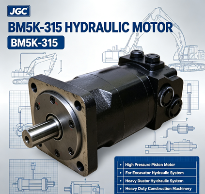 BM5K-315 Yüksek basınçlı hidrolik motor kazı makineleri için piston motorları hidrolik sistem ağır inşaat makineleri