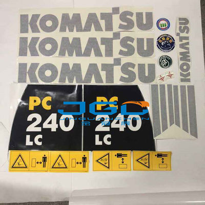 PC130 PC160 PC200 PC240 PC360 Ekskavatör Yedek Parçaları Tüm Makine Gövde Etiketi