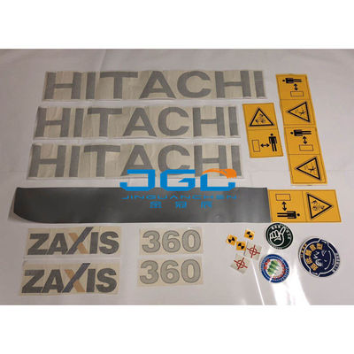 Zax70 ZAX120 Ekskavatör Yedek Parçaları ZAX200 ZAX230 ZAX270 ZAX330 ZAX400 ZAX470-3 -6 Tüm Araba Gövde Etiketi