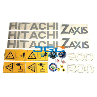 Zax70 ZAX120 Ekskavatör Yedek Parçaları ZAX200 ZAX230 ZAX270 ZAX330 ZAX400 ZAX470-3 -6 Tüm Araba Gövde Etiketi