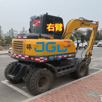XYB75W-9 XYB75W-8T Ekskavatör Cam Kabini Ön Alt Sürgülü Kapı Sağ Kolun Arka Tarafında Temperli Cam