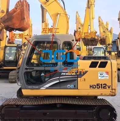Ekskavatör HD820 1023 1043 308R 512 Kanca Makinesi Ön Dişli Alt Kapı İtme ve Çekme Pencere Camı