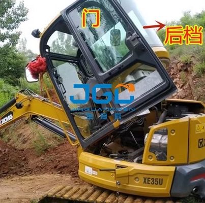 XE35U Ekskavatör Camı Ön Dişli Ön Alt Kapı Camı Arka Dişli Sağ Çekme Işıklık