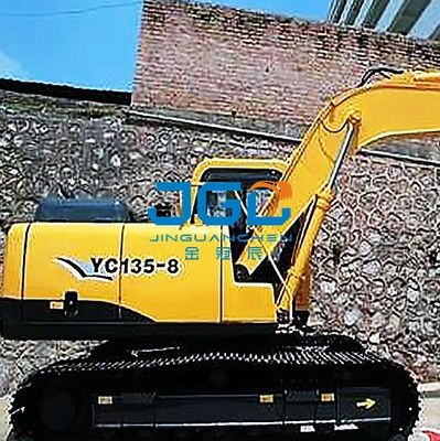 YC85-6 135-6 85-8 135-8 85-7 Ekskavatör Ön Stop Sol Ve Sağ Arka Cam