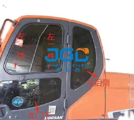 DX225-9C 75 260 Ekskavatörün Sağ Kolu Cam Ön Rüzgar Dişli Kayar Pencere Temperlidir