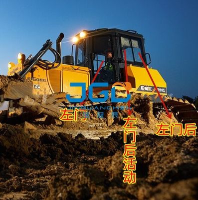 B160C Buldozer Ön Rüzgar Dövizleri Sol Ve Sağ Kapı Arka Yan Taşınır Kapı Arka Dövizler Sıvı Cam