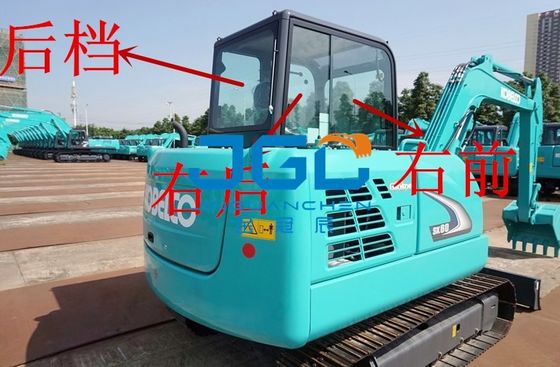 SK60-8 Kazı makinesi ön vitesi arka kapı ve pencere sol ve sağ üst ve alt kol ön cam