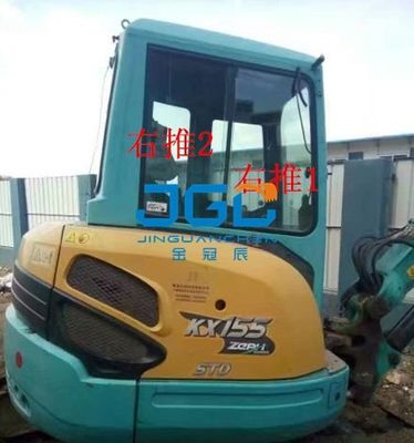 KX155 161 135-3S Ekskavatör Ön ve Arka Sol ve Sağ Kapılar, Üst ve Alt Ön Cam