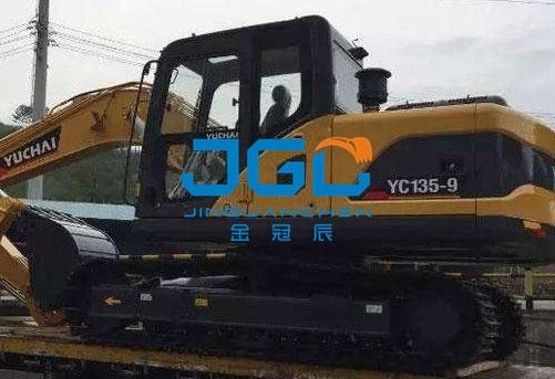 YC85-9 150 360 230 135-9 Ekskavatör Ön ve Arka Ön Cam, Sol ve Sağ Kapılar ve Pencereler