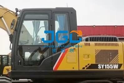 SY155W Tekerlekli kazıcı kapısı Ön ve Arka Sol ve Sağ Alt penceresi Büyük Kol Ön camı
