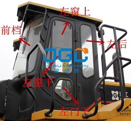 XG951-3 931-3 Yükleyici Ön Dişli Arka Kapı Ve Pencere Forklift Sol ve Sağ Ön Cam