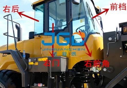 L956F-LNG'nin sol ve sağ kapıları ve pencerelerinin ön ve arka ön camı
