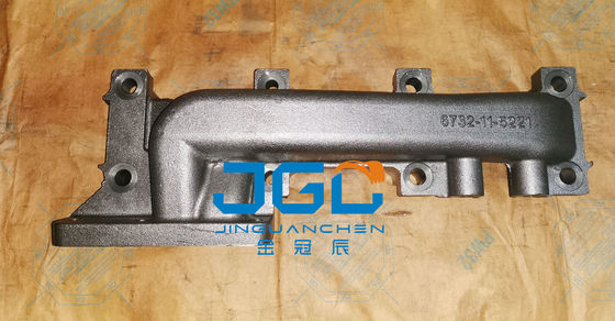 Yüksek Kaliteli S4D102 Egzoz Manifold FIT 6732-11-5221 Komatsu WA120-3L için