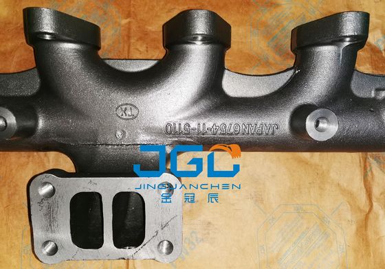 6D107 Dizel motor parçaları kısa egzoz manifold 6754-11-5110