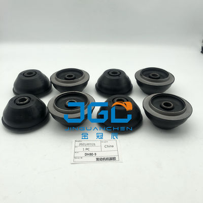 Yüksek Kaliteli Motor Montaj Yastığı DH80-9 DH Ekskavator Motor Yastığı Kauçuk