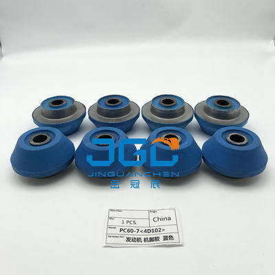 Kazıcı PC60-7 Dizel Motor Destek Yastığı 4D102 Motor Yastığı için