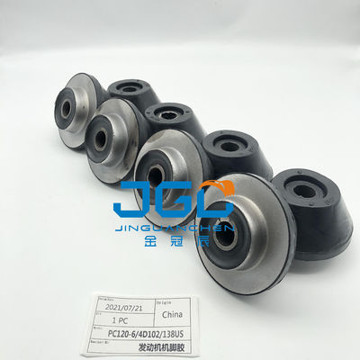 Motor Montajı Motor Sistemleri Parça Montajı Kauçuk Yastık Ayak Bumper PC120-6 4D120 PC138US Excavato için