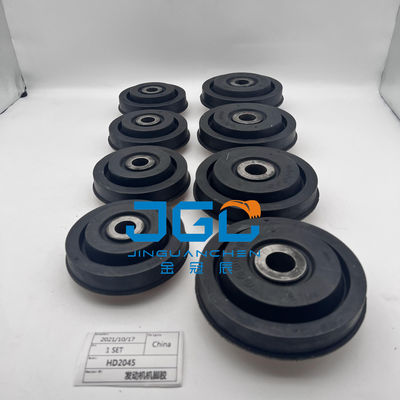 Motor Sistemleri Parçaları Montaj Lastik Yastık Ayak Bumper HD2045 Kazı Makinesi Parçası için