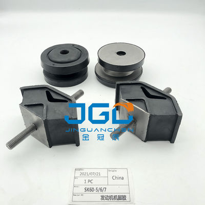 Toptan Satış Ekskavatör Makinesi Parçaları Çin Kauçuk Fabrikası Destek Fabrikası SK60-5/6/7 Motor Yastığı Montajı