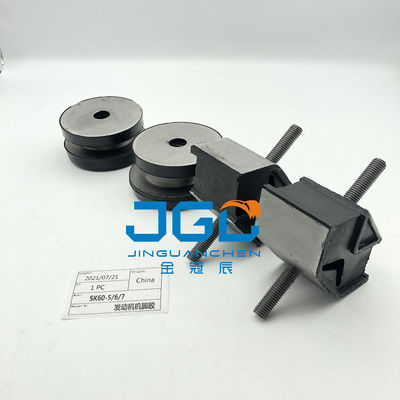 Toptan Satış Ekskavatör Makinesi Parçaları Çin Kauçuk Fabrikası Destek Fabrikası SK60-5/6/7 Motor Yastığı Montajı