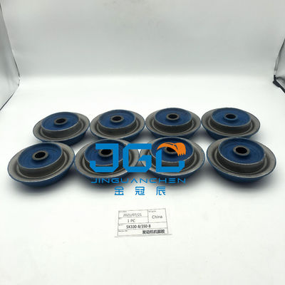 Kazıcı Motoru SK 330-8 350-8 Montaj Kauçuk Yastığı 6D102 Motor Montaj Kauçuk