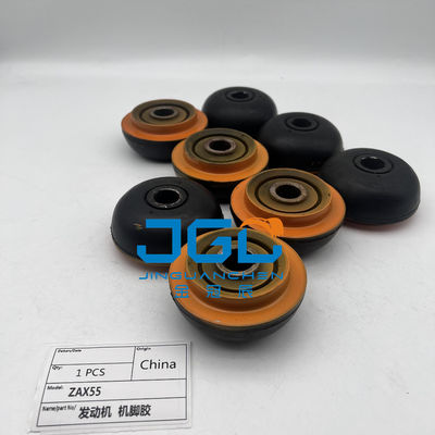 Kazı makinesi ZAX55 Dizel motor parçaları Motor yastığı için kauçuk destek yastığı