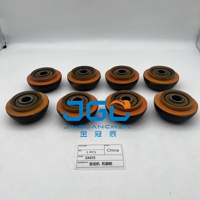 Kazı makinesi ZAX55 Dizel motor parçaları Motor yastığı için kauçuk destek yastığı