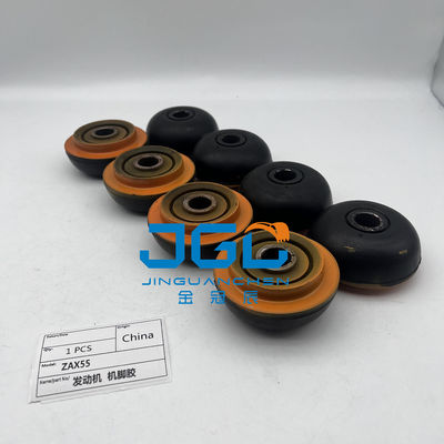 Kazı makinesi ZAX55 Dizel motor parçaları Motor yastığı için kauçuk destek yastığı