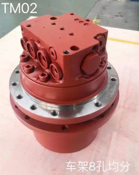 Seyahat Motoru TM02 GM02 Son Sürüş Assy Gezegen Döşeme Hızı Azaltıcısı Motor Döşeme Kutusu Azaltıcısı Ekskavatör Kasa için