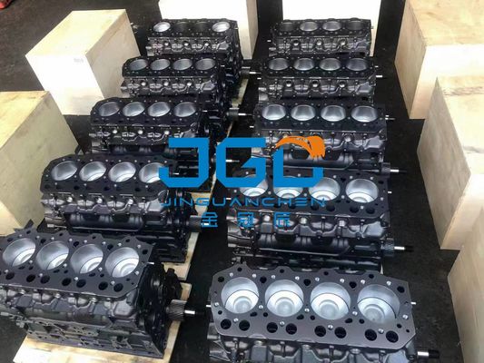 Tam motor motor 4D34 4D34T Orta silindir montajı Silindir baş montajı