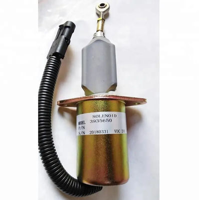 6CT 12V 24V Motor Parçaları Durdurma Solenoid Yakıt Durdurma Solenoid 3935650