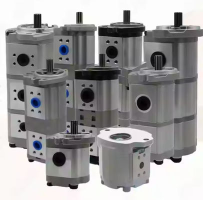 Hidrolik Üçlü Pompa 705-41-08090 PC40-7C için Pilot Pompa PC50UU-2E Kazıcı Hidrolik Pompa İyi İnşaat Makineleri Parçaları
