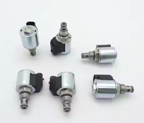 12V hidrolik solenoid valfi AT195142 Kazı makinesi için 710J 325J 310SJ 710G 310G
