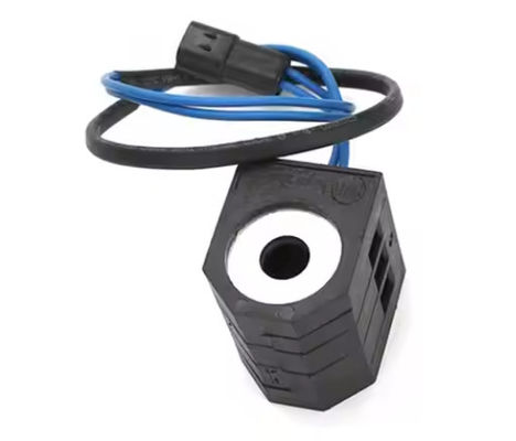 DH150 DH220 DH225 DH300-5-7 Ekskavator Aksesuarları için Döner Solenoid Valf Bobini 24V 52.3mm 13mm