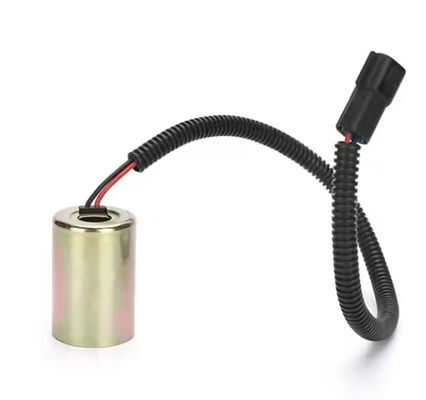 DH60-5 DH60-7 Kazı makinesi solenoid valf bobini 12V 52.6mm 14mm Valf