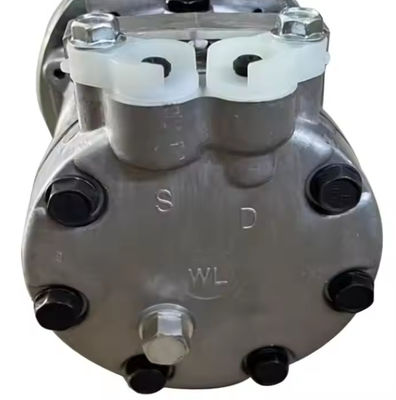 Mekanik için klimalı kompresör YX91V00002F2 SK135SR SK200SR SD7H13 Motor 24V