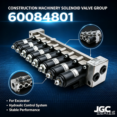 60084801 Solenoid Valf Grubu Herhangi bir kazıcı için uygundur
