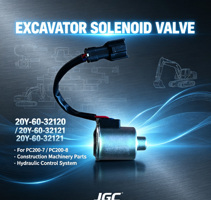 20Y-60-32120 20Y-60-32121İnşaat Makineleri Parçaları PC200-7-8 Ekskavatör Solenoid Valfi
