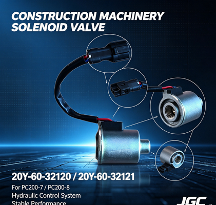 20Y-60-32120 20Y-60-32121İnşaat Makineleri Parçaları PC200-7-8 Ekskavatör Solenoid Valfi