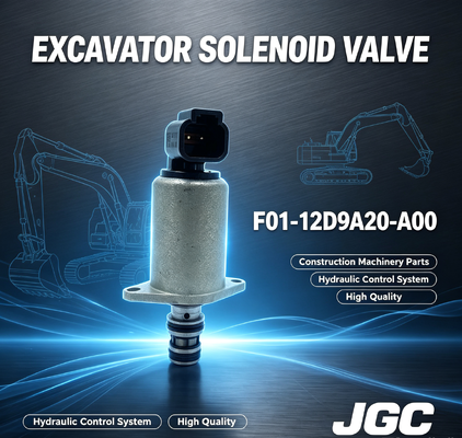 Yüksek kaliteli solenoid valfi F01-12D9A20-A00 kazıcı inşaat makineleri parçaları için uygundur