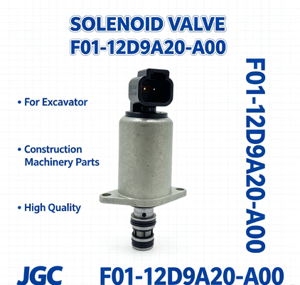 Yüksek kaliteli solenoid valfi F01-12D9A20-A00 kazıcı inşaat makineleri parçaları için uygundur